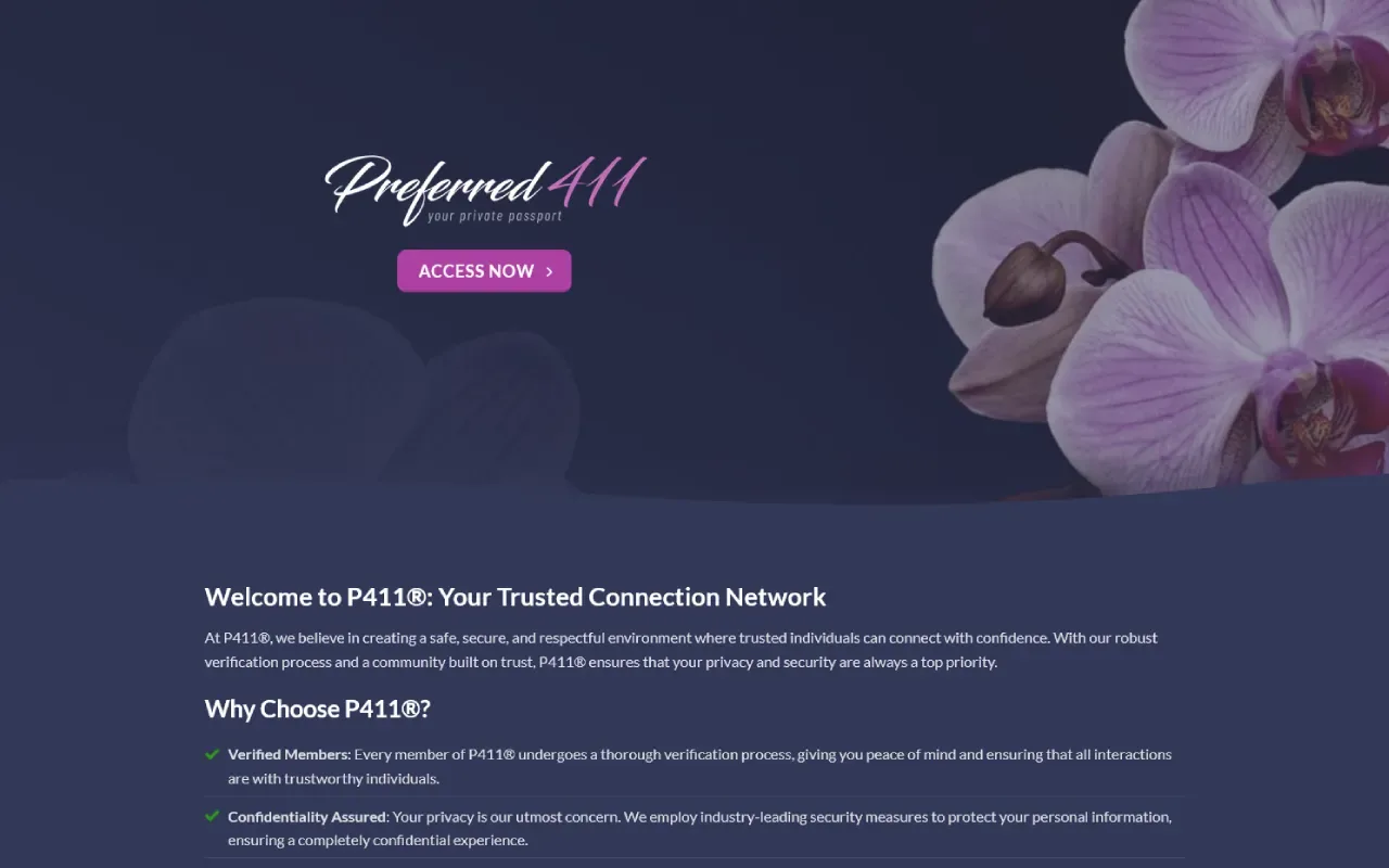 P411 homepage